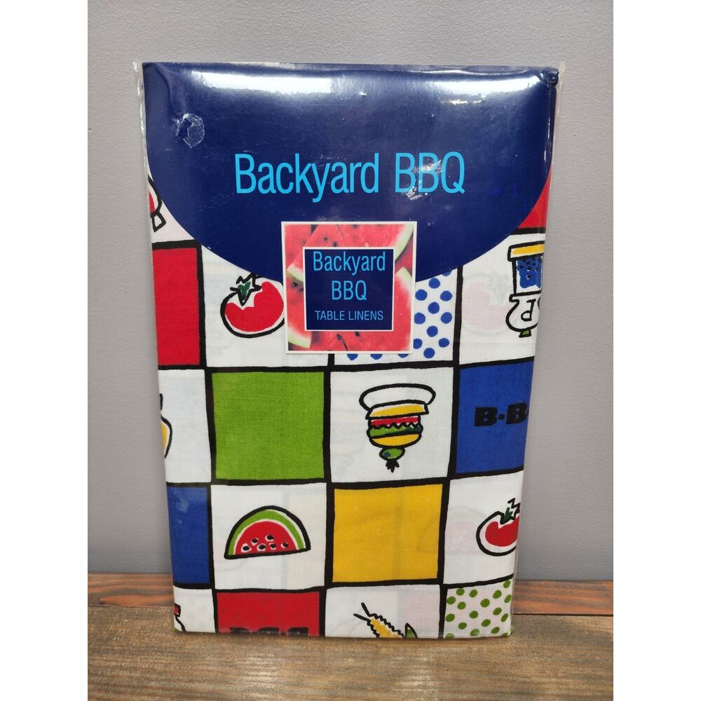 Avonhome Backyard BBQ Table Linens Rectangular 60" X 102"